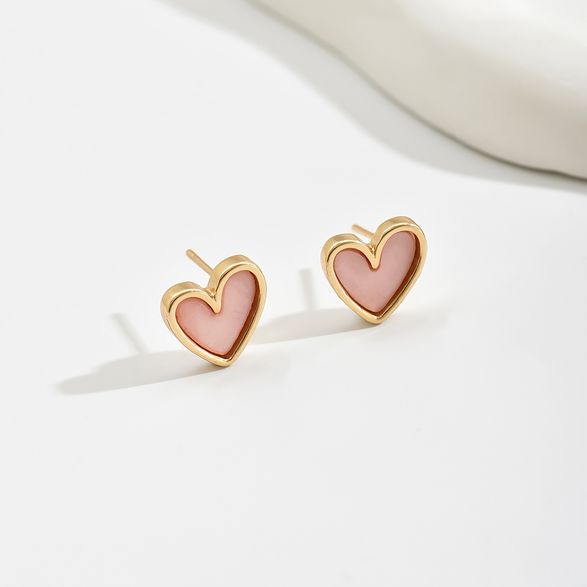 Colorful Heart Shaped Earrings Pair